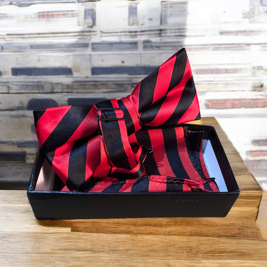 Bow tie and handkerchief