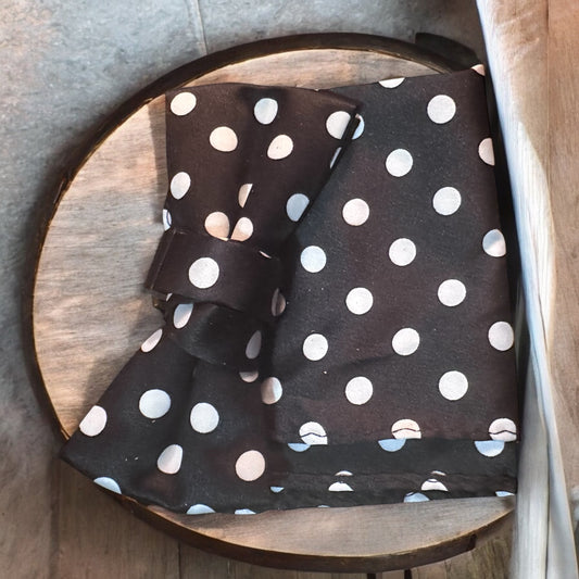 Bow tie & handkerchief